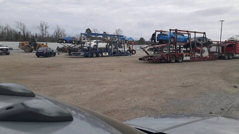 Copart loading area