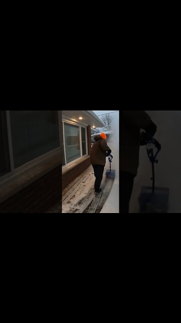 Snow Joe power shovel test!