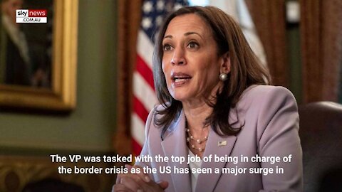 Kamala rushes behind Trump to the border