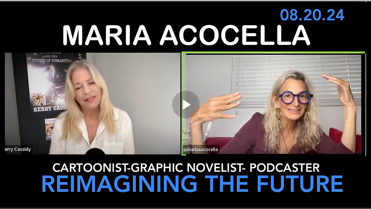 KERRY CASSIDY w/ MARISA ACOCELLA CARTOONIST-GRAPHIC NOVELIST- PODCASTER