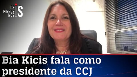 EXCLUSIVO: A 1ª entrevista de Bia Kicis como presidente da CCJ