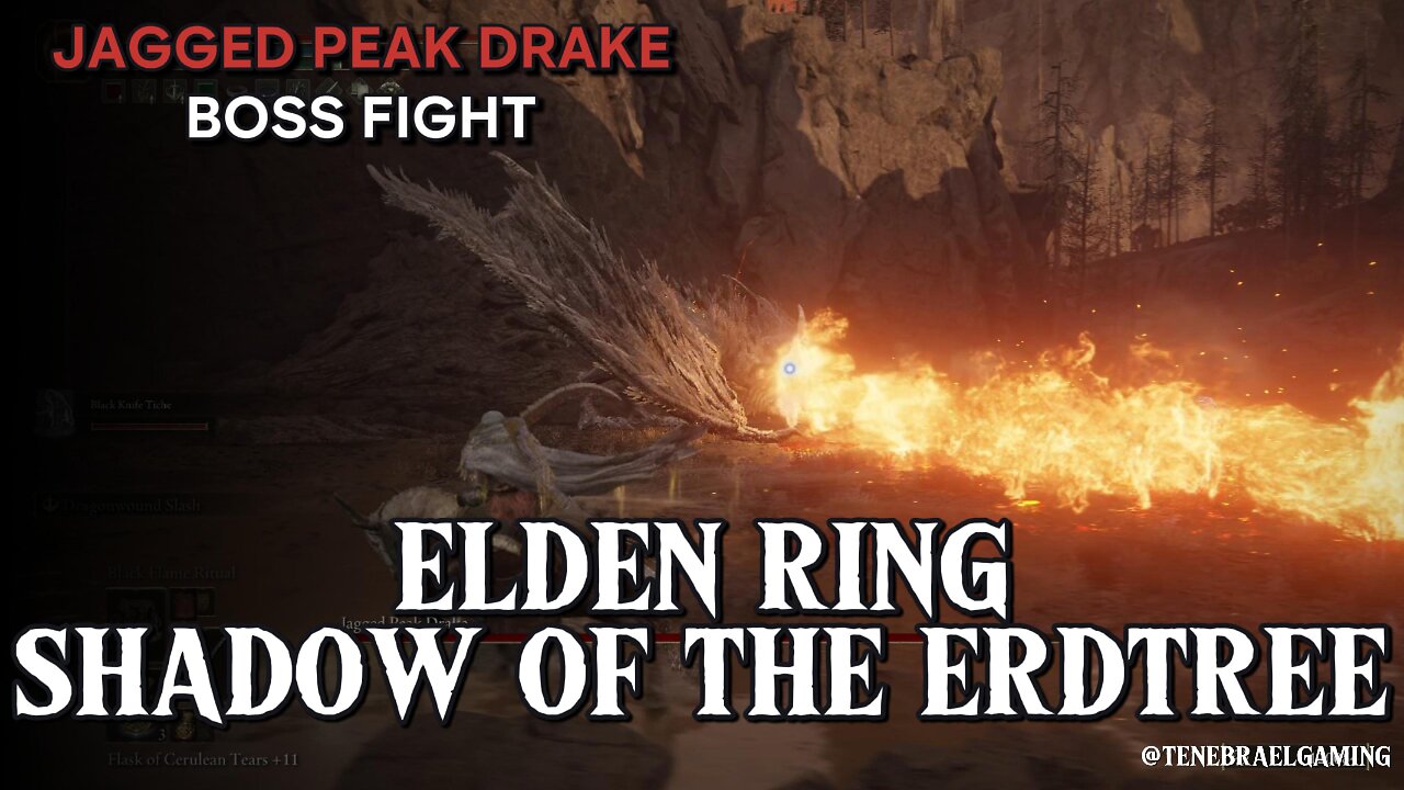 JAGGED PEAK DRAKE #eldenring #shadowoftheerdtree #BOSSFIGHT