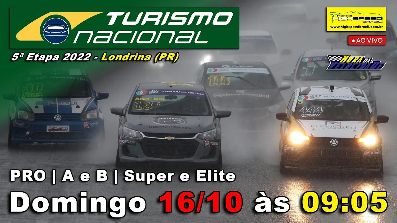 TURISMO NACIONAL | Parte 3 | 5ª Etapa 2022 - Londrina (PR) | Ao Vivo