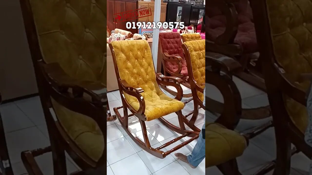 9900 tk Rocking chair price in Bangladesh #furniture #daily_family_needs