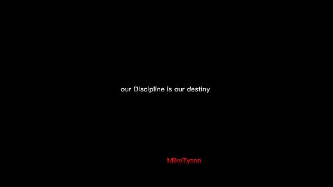 be disciplined #discipline