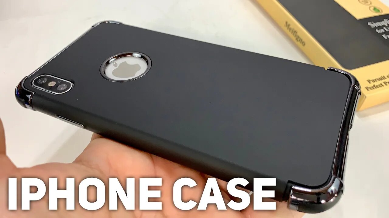 Meifigno 3 in 1 Hybrid Bumper Case for iPhone XS MAX Review