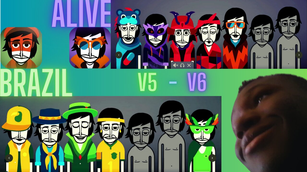 Brazil and Alive is a vibe! | Incredibox | Part 2 | v5 - v6 (Brazil & Alive) |