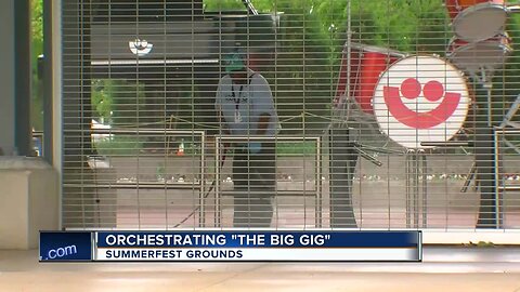 Prep work for Summerfest ramps up in anticipation of opening day