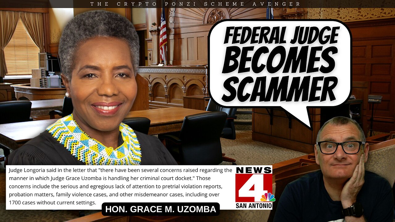 Federal Judge Becomes Scammer: Shocking Evidence Exposed by The Crypto Ponzi Scheme Avenger