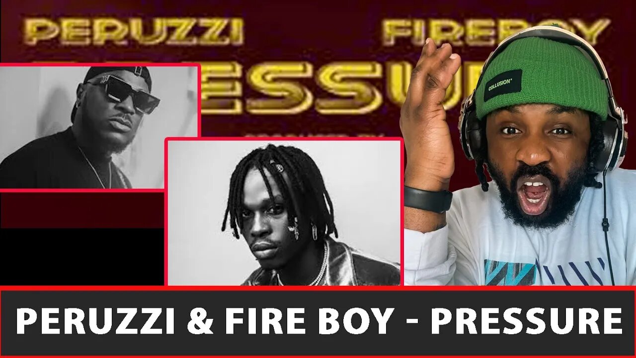 Peruzzi feat. Fireboy DML - Pressure (Lyrics Video) Reaction