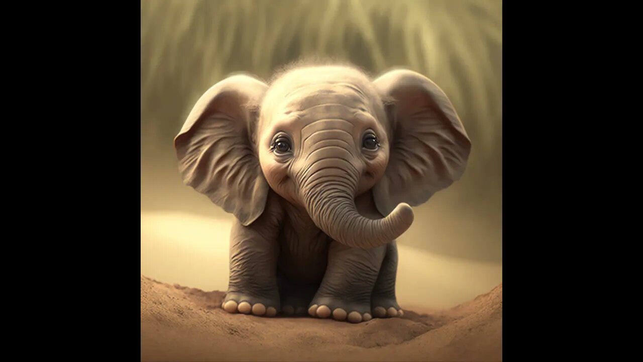 Cute baby jungle animals -AI Generated Images