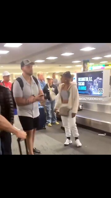 Someone should’ve done a citizen’s arrest on this ghetto trash the instant she spat on that dude.