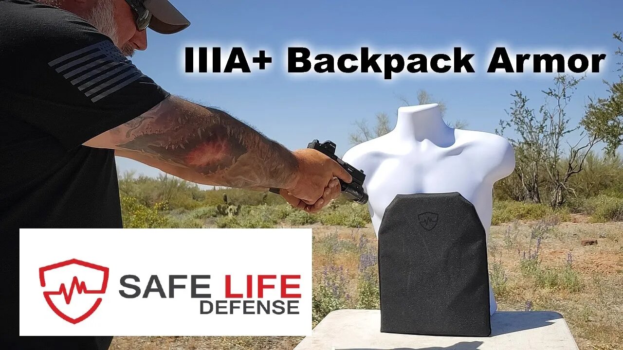 Safe Life Defense IIIA+ Soft Backpack Armor