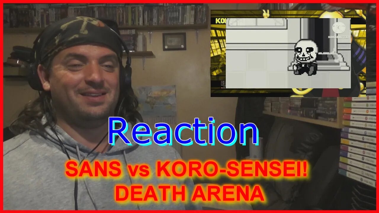 freaky's reaction: SANS vs KORO-SENSEI! - DEATH ARENA