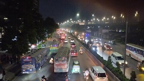 Busy Dhaka city of Bangladesh.