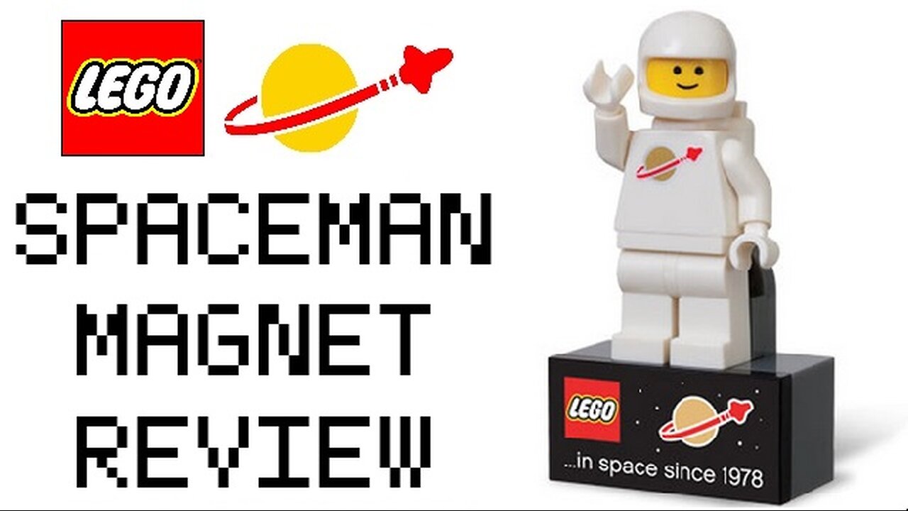 Lego Exclusive Spaceman Magnet from 2010 Review