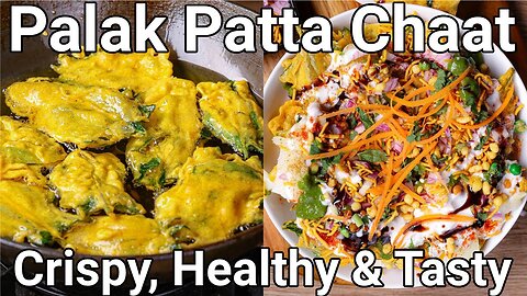 Kurkura Palak leaf Chaat in Events / marage Style - With Crunchy Boondi Recipe -