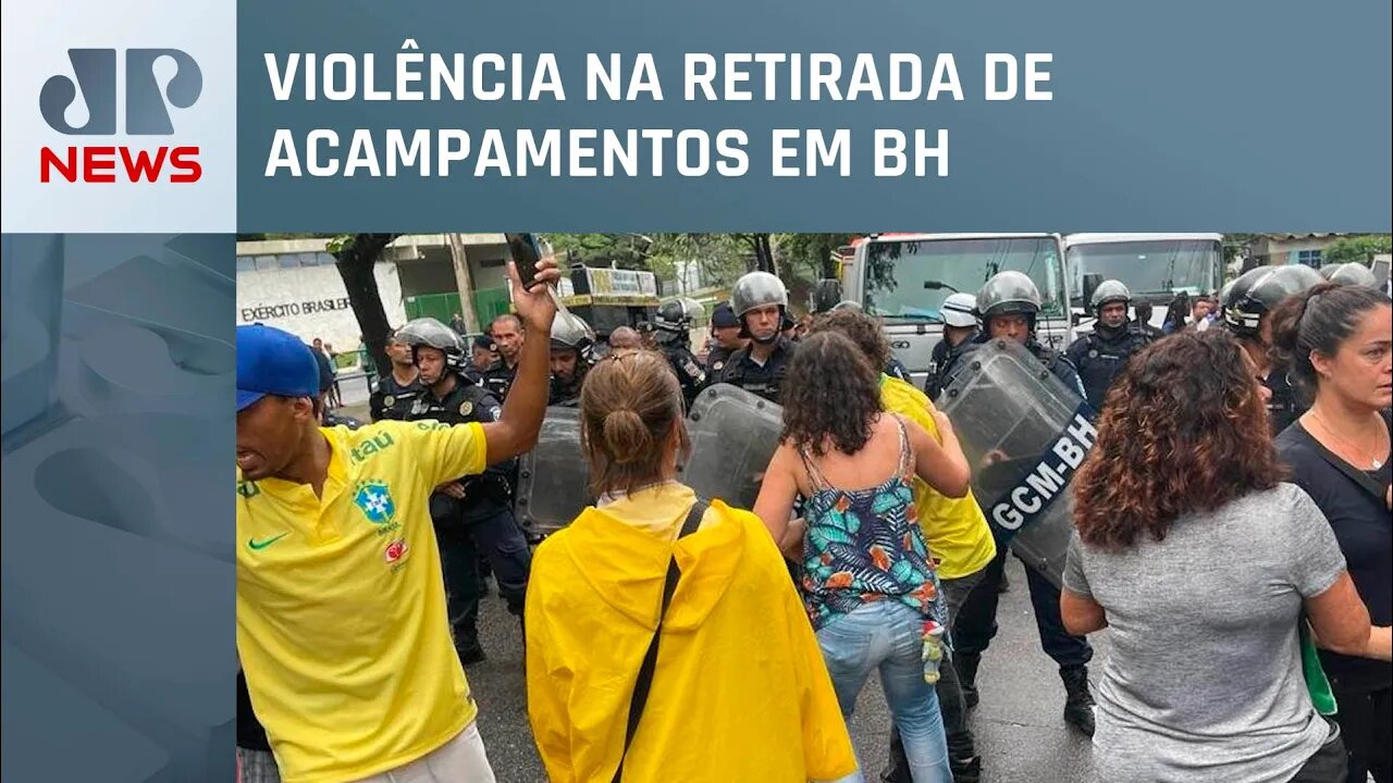 Manifestantes agridem jornalistas em Belo Horizonte, MG