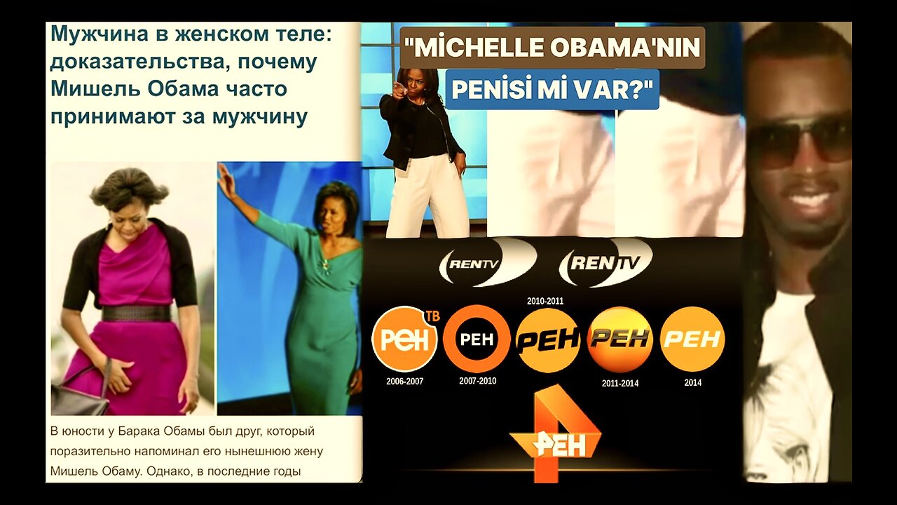 Diddy Exposes Michelle Obama Penis FEMA Killing Americans After Hurricane Helene On REN Russian News