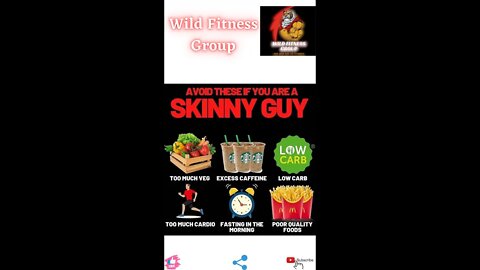 🔥Avoid these if you are a skinny guy🔥#fitness🔥#wildfitnessgroup🔥#shorts🔥