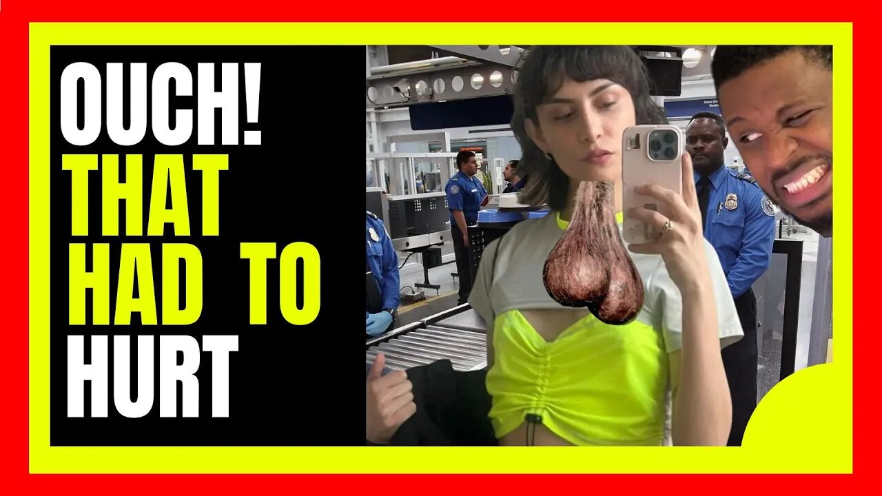 Hilarious Woke Backfire | Trans Woman Punched In The Nuts At The Air Port