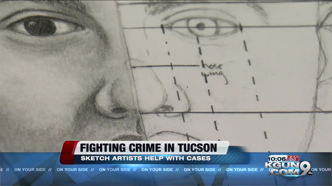 Tucson police department female sketch artists help solve crimes