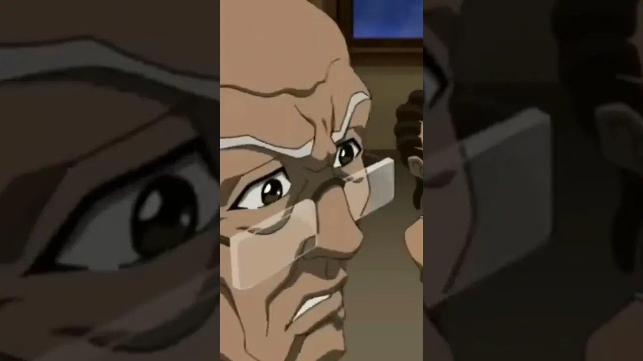 "Why we gotta put the n***a in my bed?" 💀 #boondocks #shorts