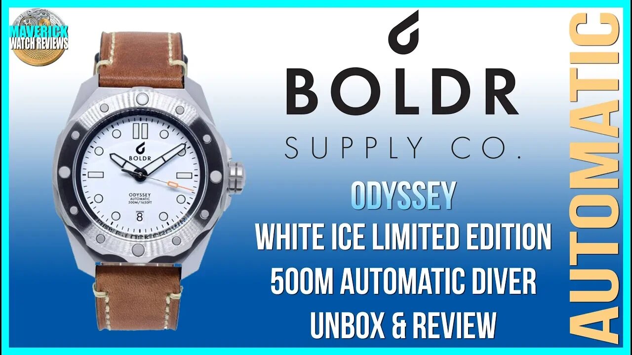 Night King! | BOLDR Odyssey White Ice 500m Automatic Diver Microbrand Unbox & Review