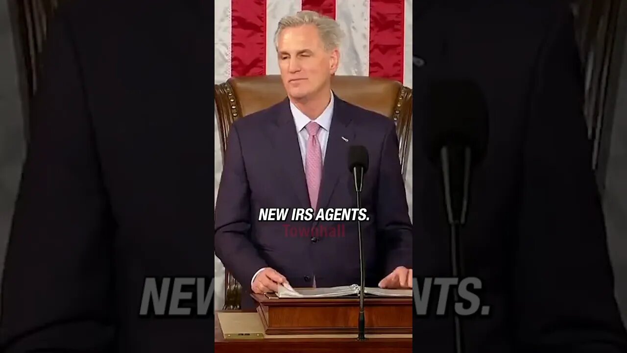 MCCARTHY: "We believe government should be to HELP you, not go after you!"