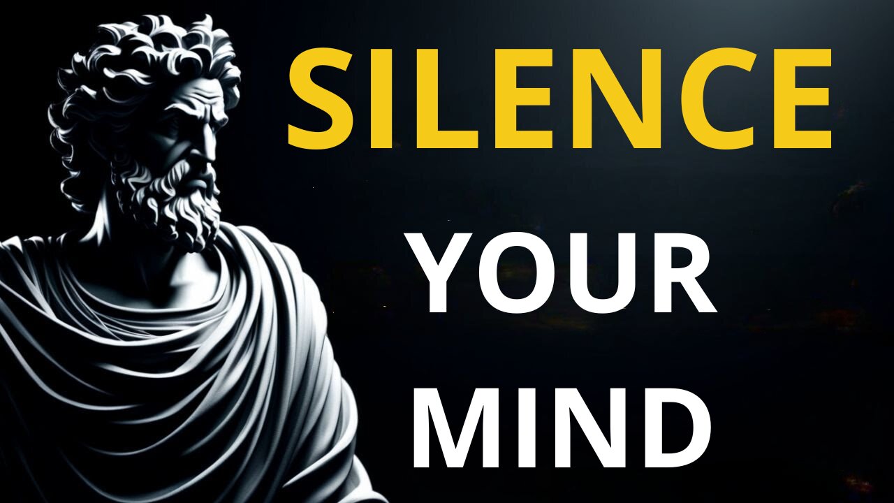 "How to Stop Suffering in Your Mind - Stoic Philosophy"