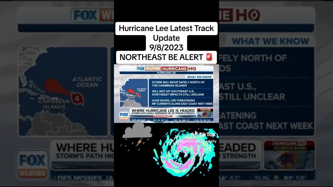 hurricane Lee major category 4 storm those along the north east needs to watch this storm âī¸đĒī¸đŠī¸