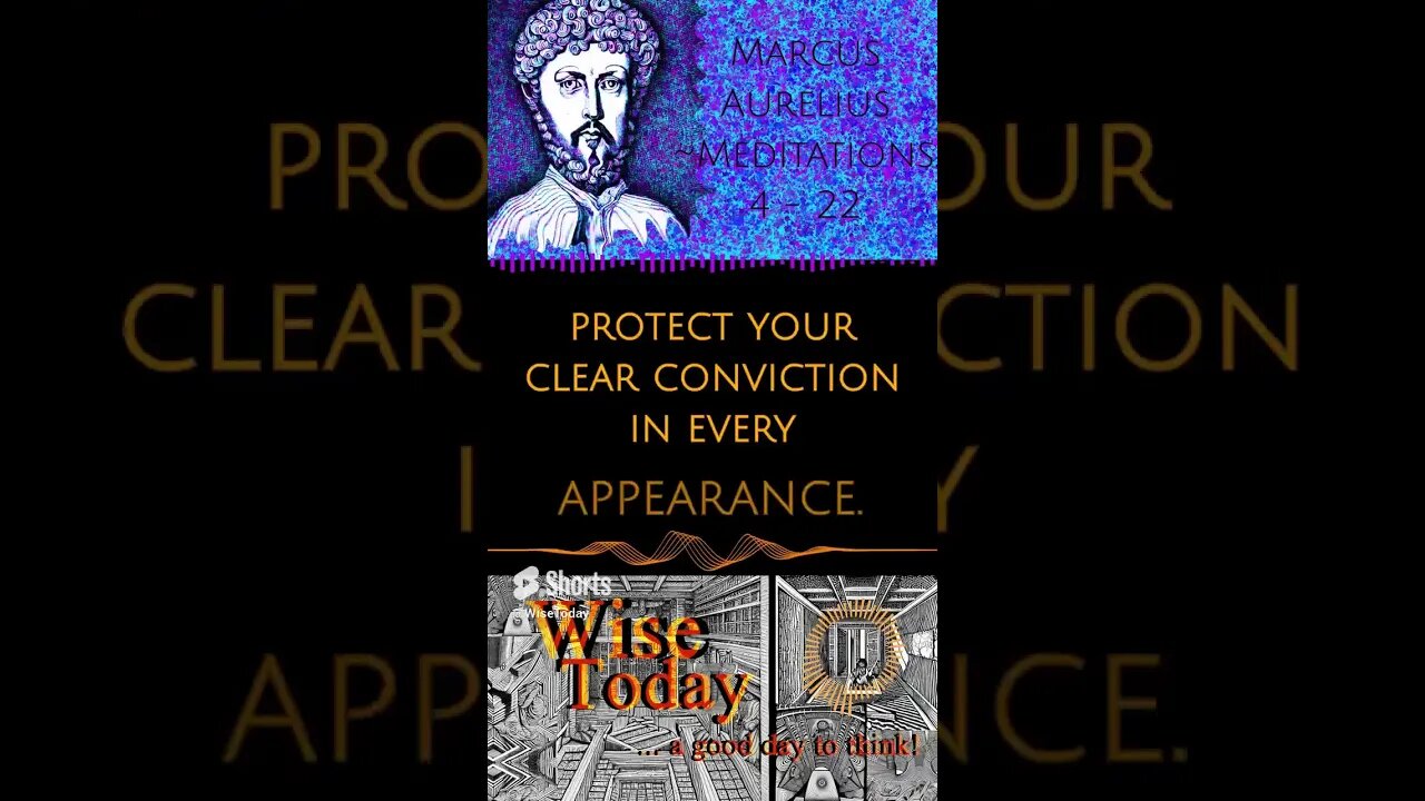 WiseToday ~ Marcus Aurelius - Meditations (4.22) #philosophy #stoicism #shorts
