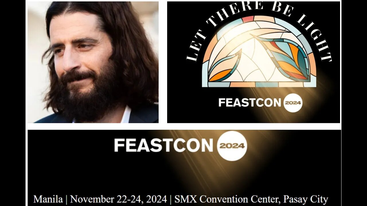 Jonathan Roumie will be in the Philippines for Feast Conference Nov 22-24 at SMX Convention Center