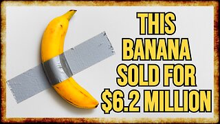 "Artistic" BANANA TAPED TO WALL Sells For $6 2 MILLION