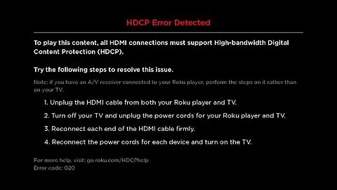 How To Fix The ROKU Express Error Screen! (EASY)