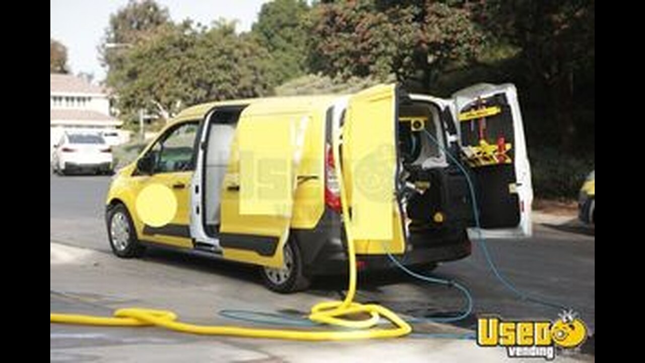 Well Equipped - 2016 Ford Transit Connect Mobile Detailing Van for Sale in California