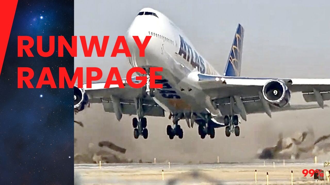 Qantas A330's Wild Runway Destruction in Perth!