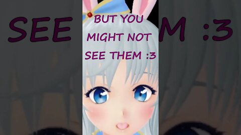 YOU MIGHT NOT SEE THEM 👀 #shorts #vtuber #bunny #memes #envtuber #bunnyvtuber