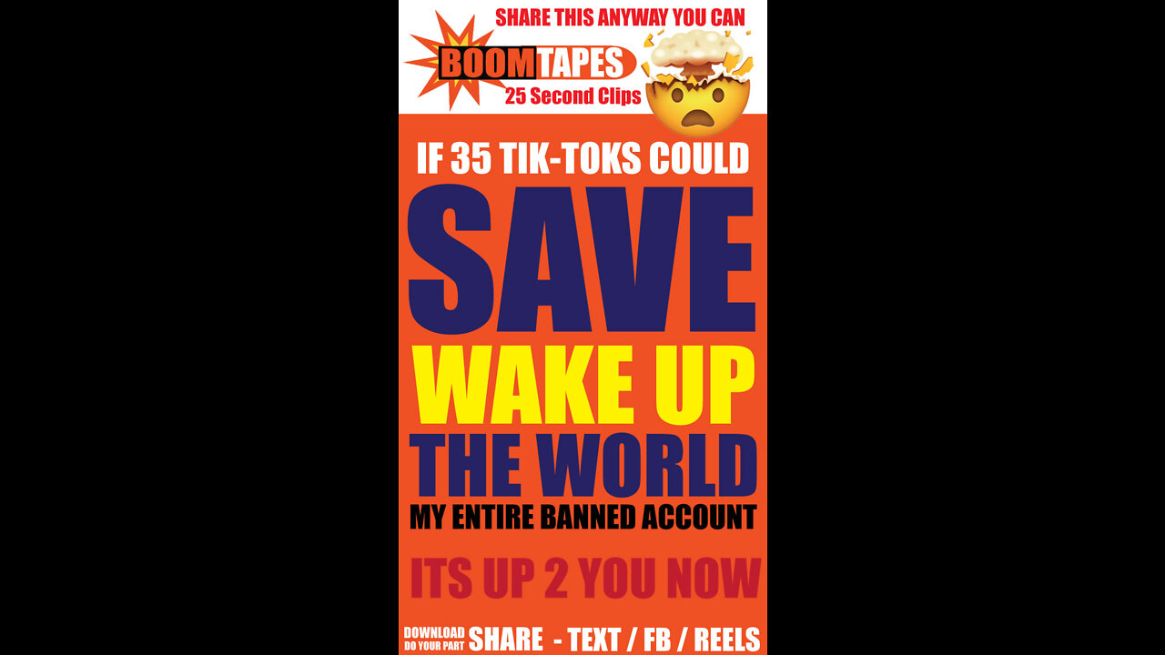 35 TikToks To Save The World - Entire Baxxed Account - Viral in 4 days see why! SHARE