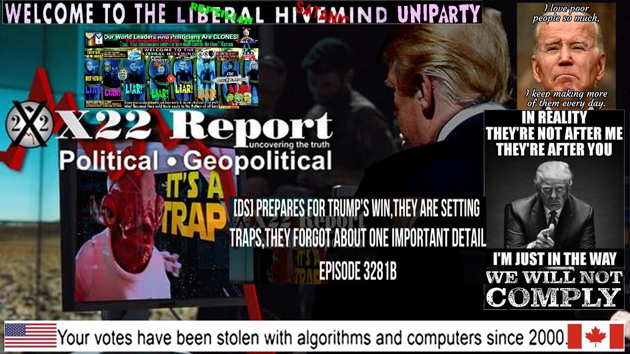 Ep 3281b-[DS] Prepares For Trump's Win,They Are Setting Traps,They Forgot About One Important Detail