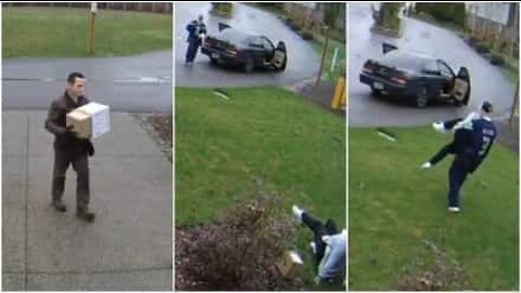 天罰が下った泥棒！