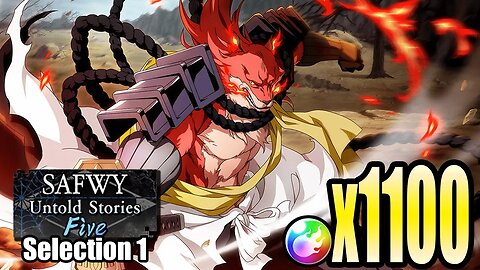 Bleach Brave Souls: SAFWY Summons: Untold Stories: Five - Selection 1 - 1100 Orbs & PVP Battles