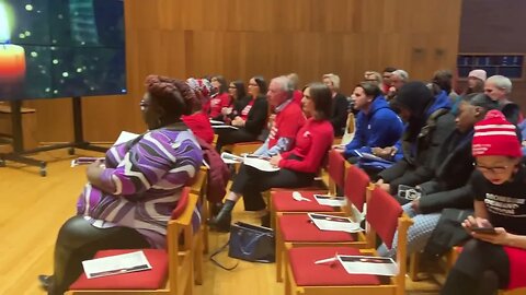 The Eleventh Annual Vigil of Remeberance at Hebrew Union College hosted by @MomsDemand 12/14/23