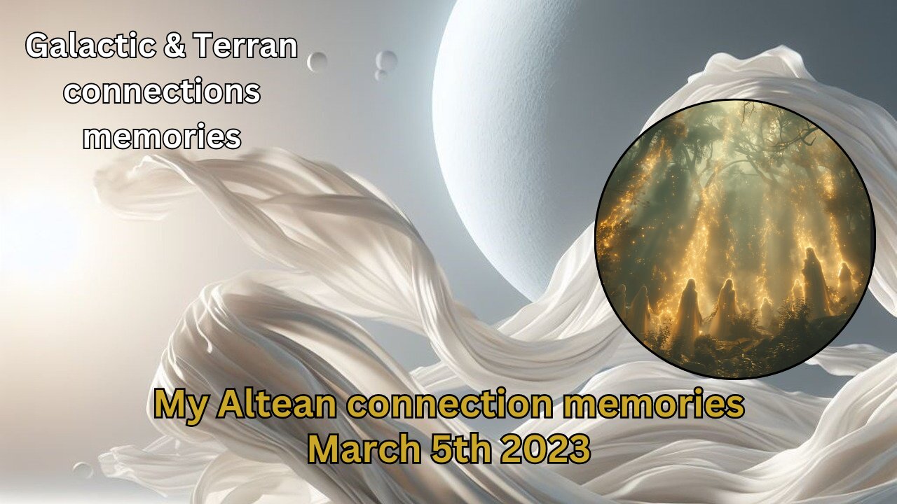 My Altean connection memories - Part 1 | March 5th 2023 | Galactic & Terran connections memories