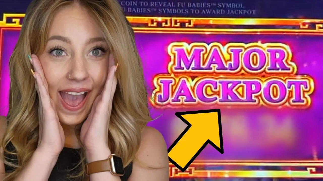 OMG! I GOT THE MAJOR JACKPOT!!! HUGE WIN ON A SLOT MACHINE