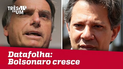 Datafolha confirma o crescimento de Bolsonaro