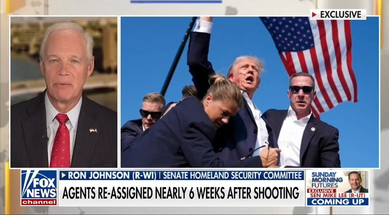 Sen Ron Johnson: Secret Service, FBI Are Stonewalling Assassination Attempt Investigation