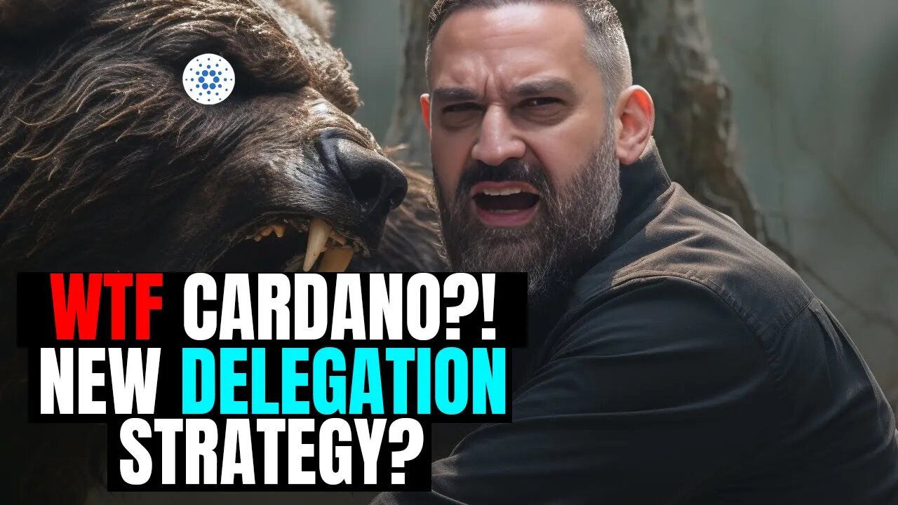 WTF Is Happening Cardano?! New Delegation Strategy?