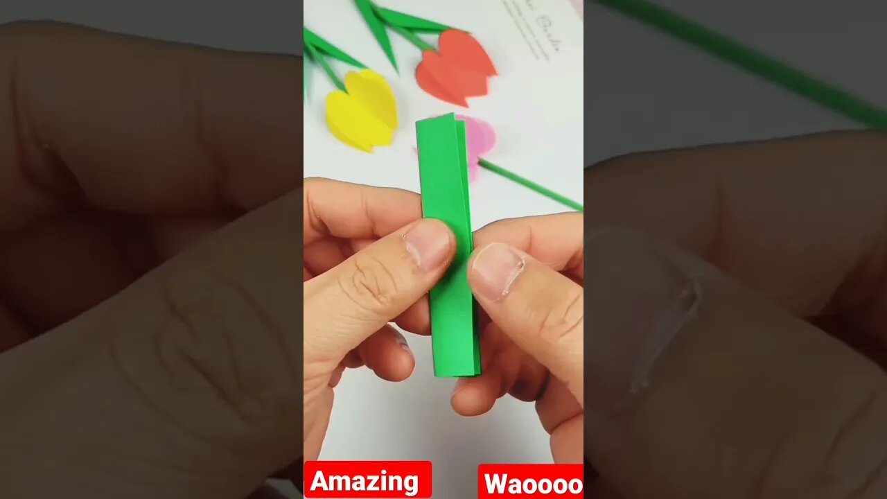 Easy paper craft flower #ytshorts #craft #papercraftflowers