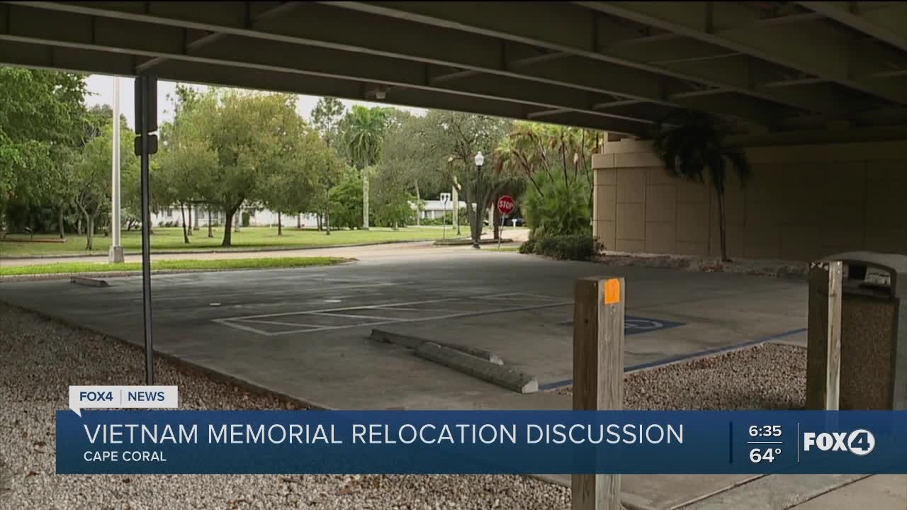 Vietnam Memorial relocation